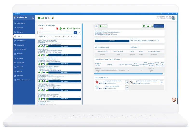 Plataforma para gestión de Acuses de Recibo RADIAN